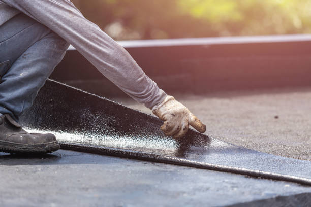 Professional Waterproofing technician working in Rhoadesville, VA